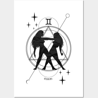 Zodiac, Gemini, Astrology, Star sign, Stars Posters and Art